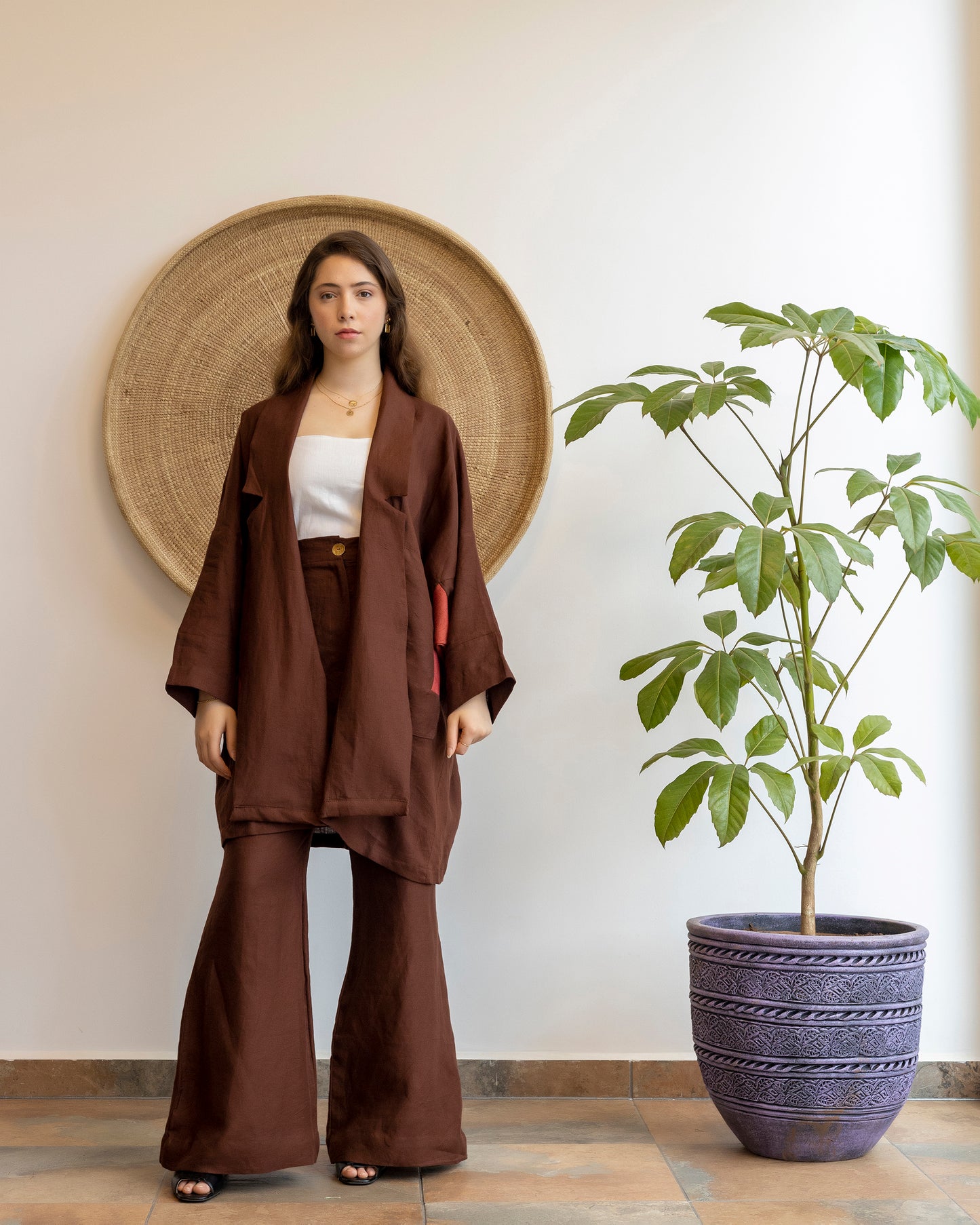 Flare Linen Pant