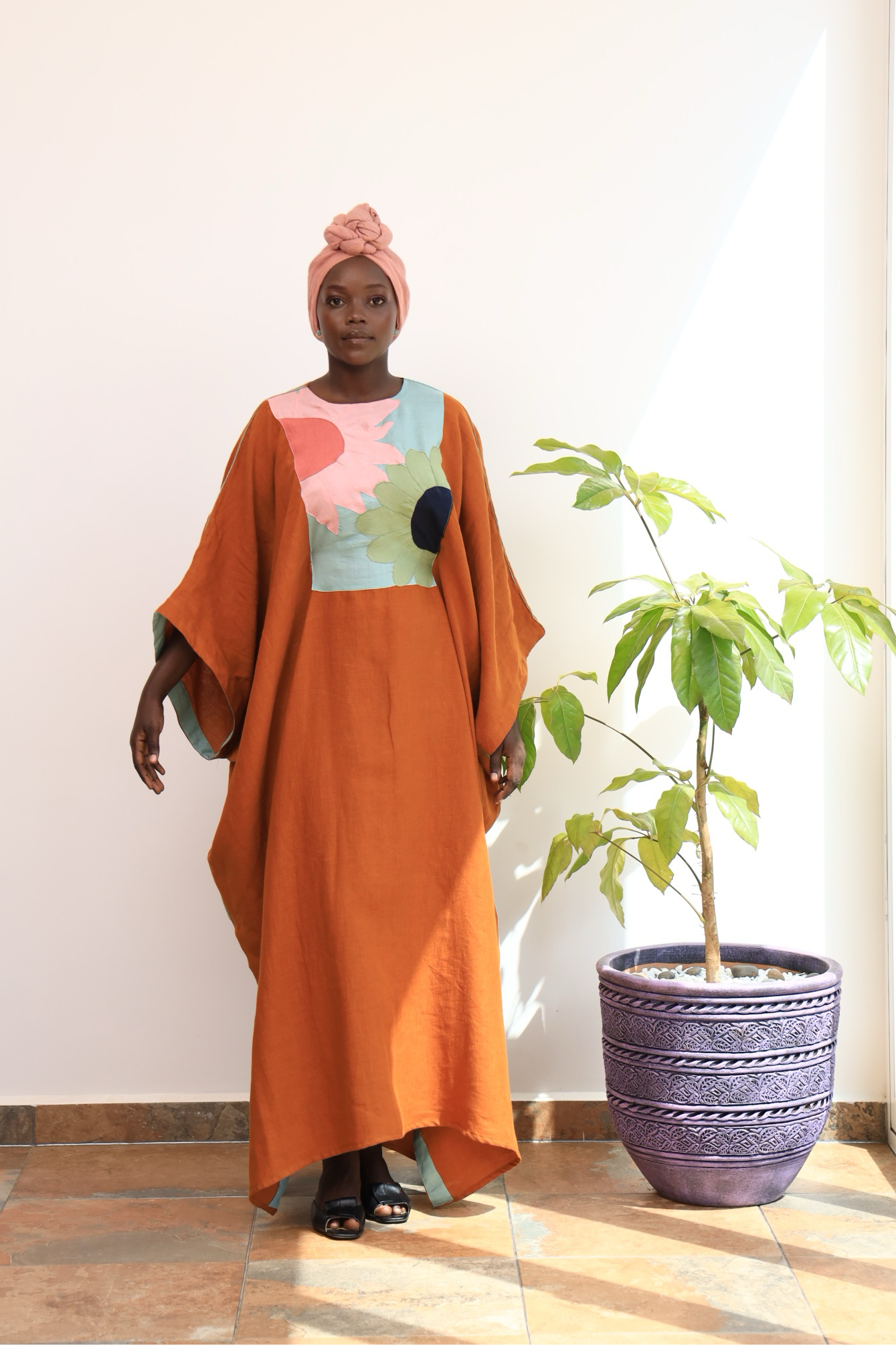 Sham Appliqué Kaftan