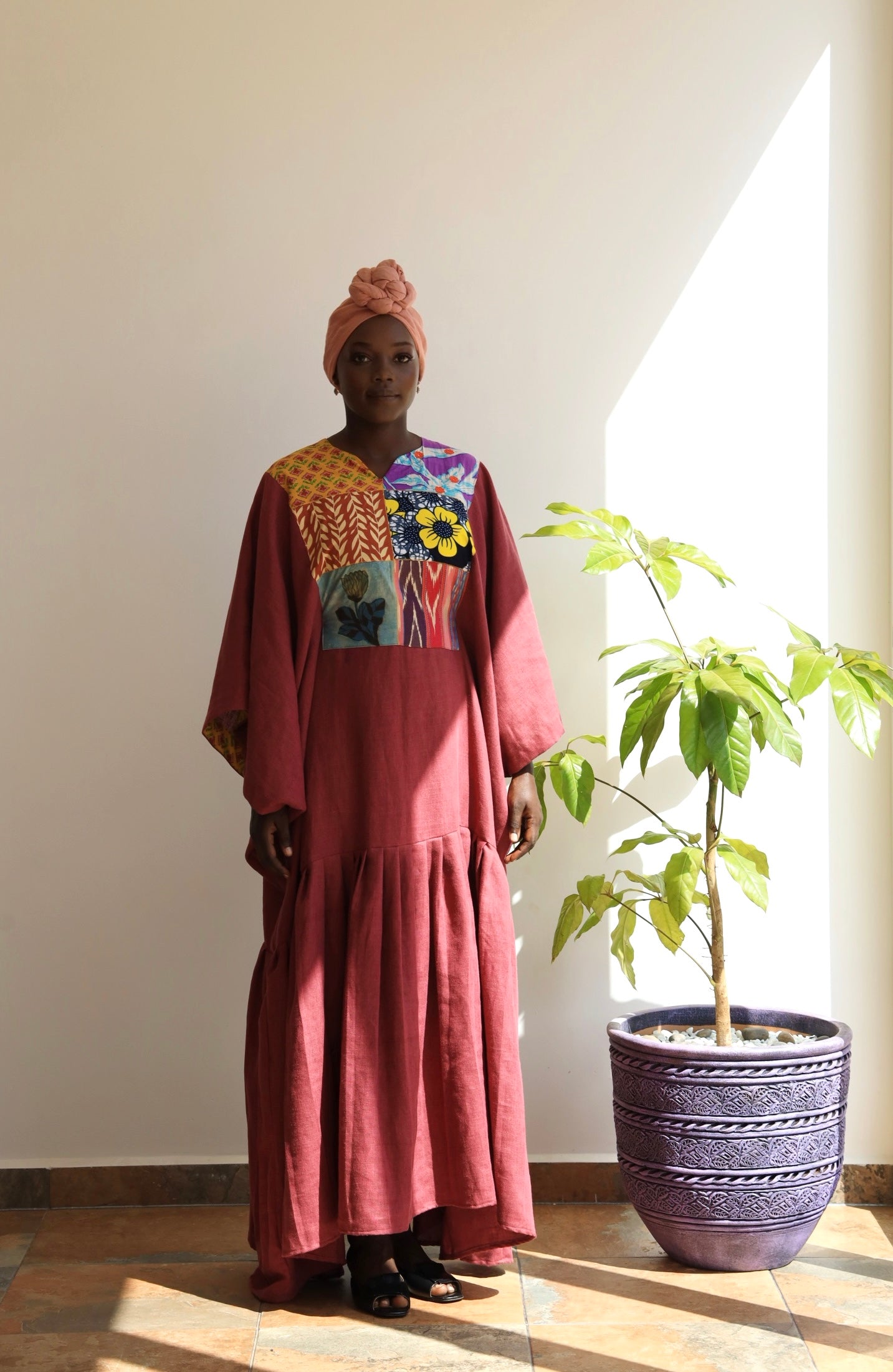 Rania Patchwork Kaftan