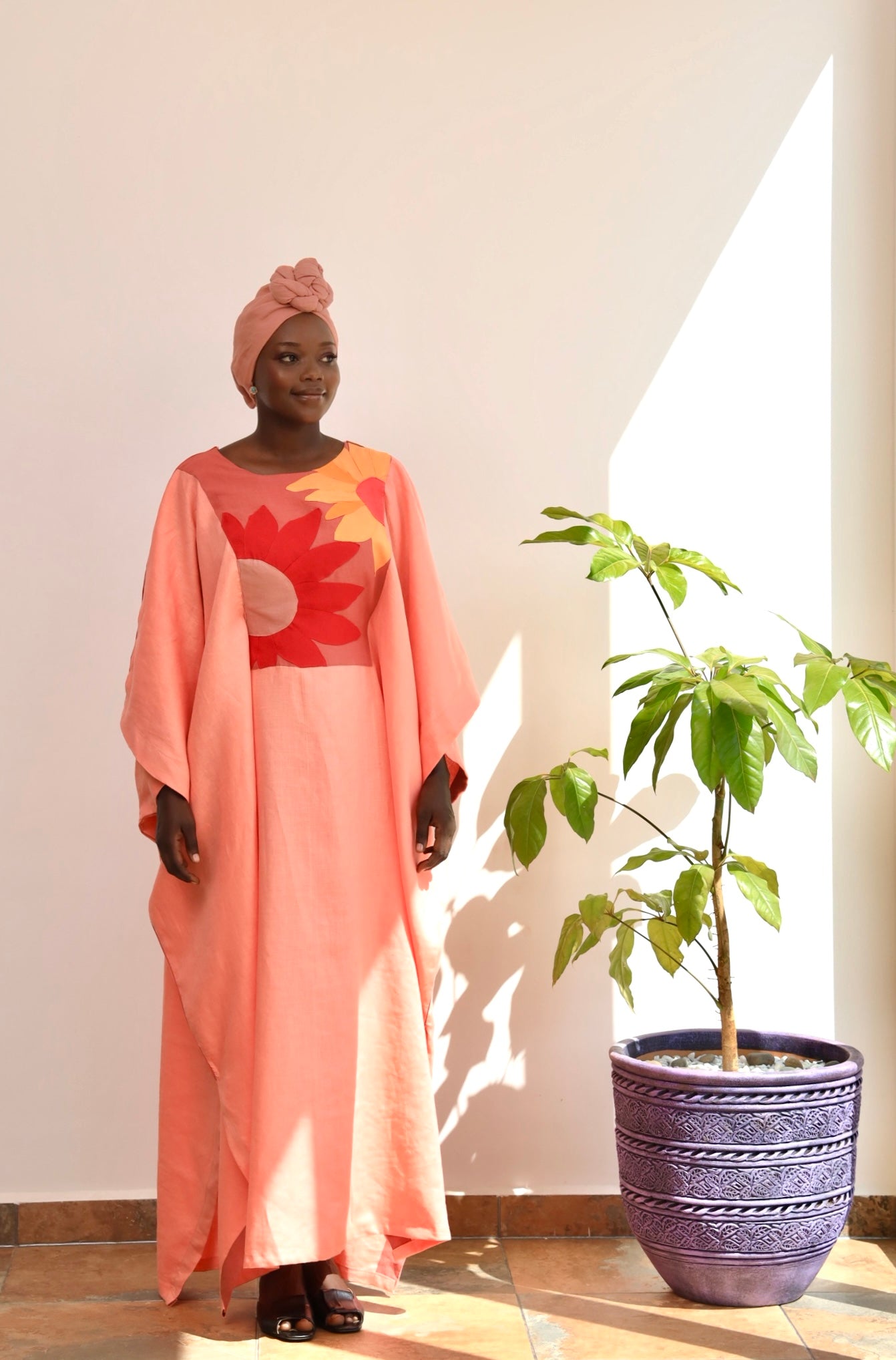 Zaher Appliqué Kaftan