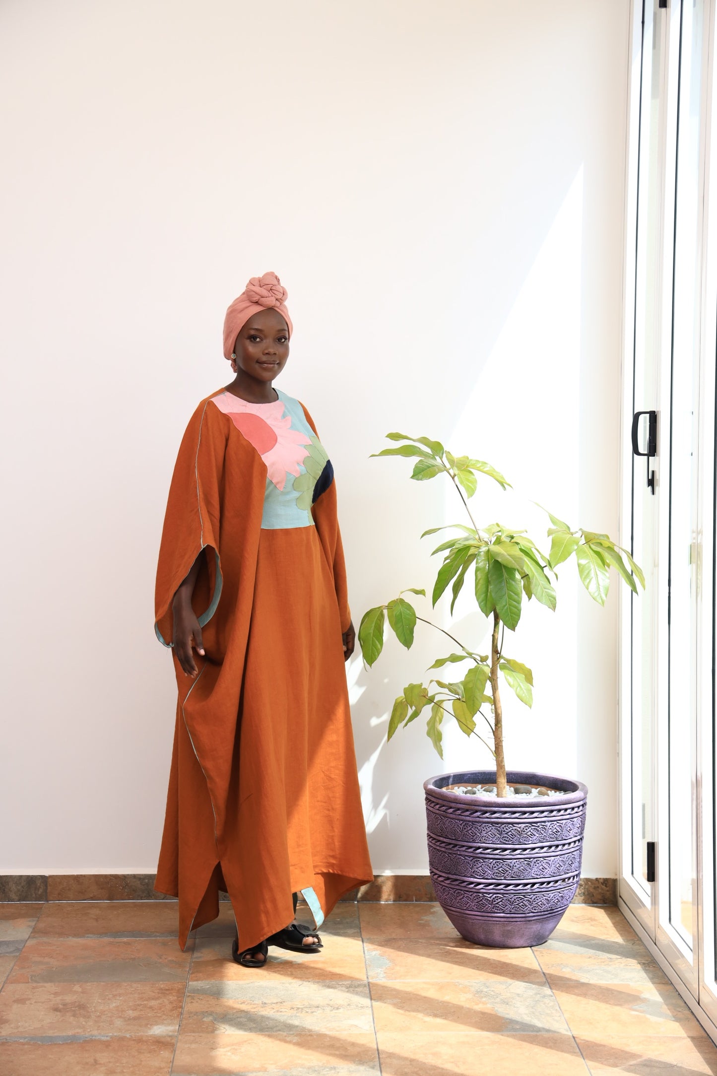 Sham Appliqué Kaftan