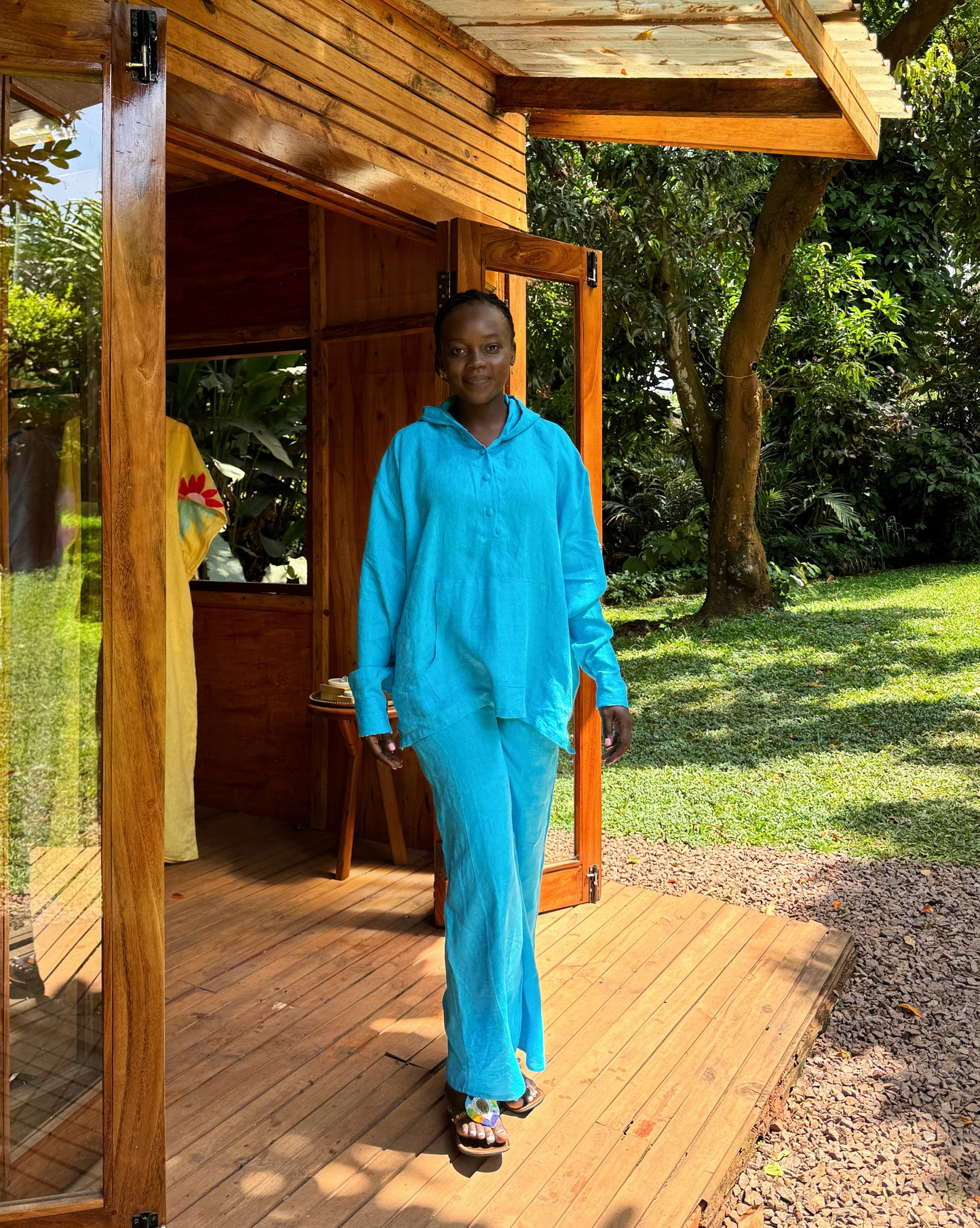 Buluu Hoodie Ensemble Set