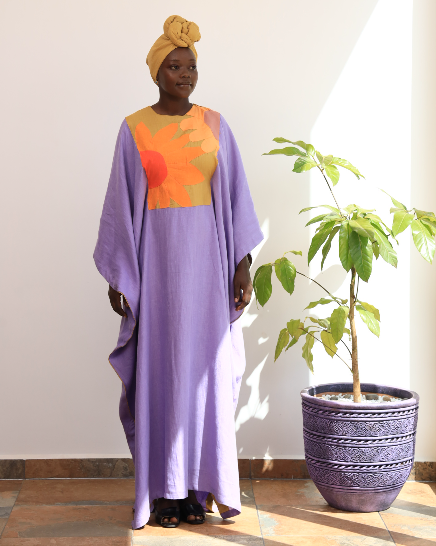 Yasmina Appliqué Kaftan