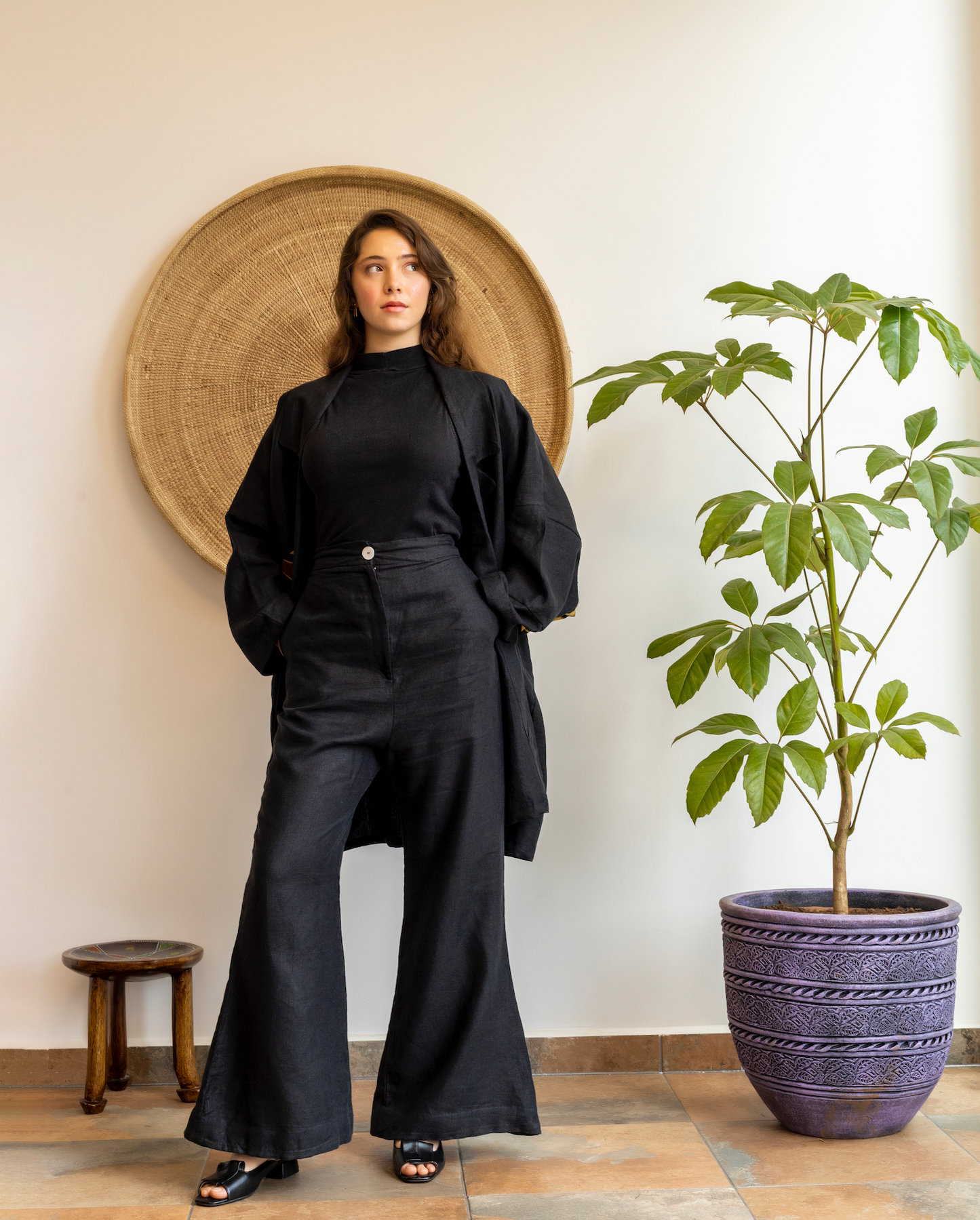 Flare Linen Pant