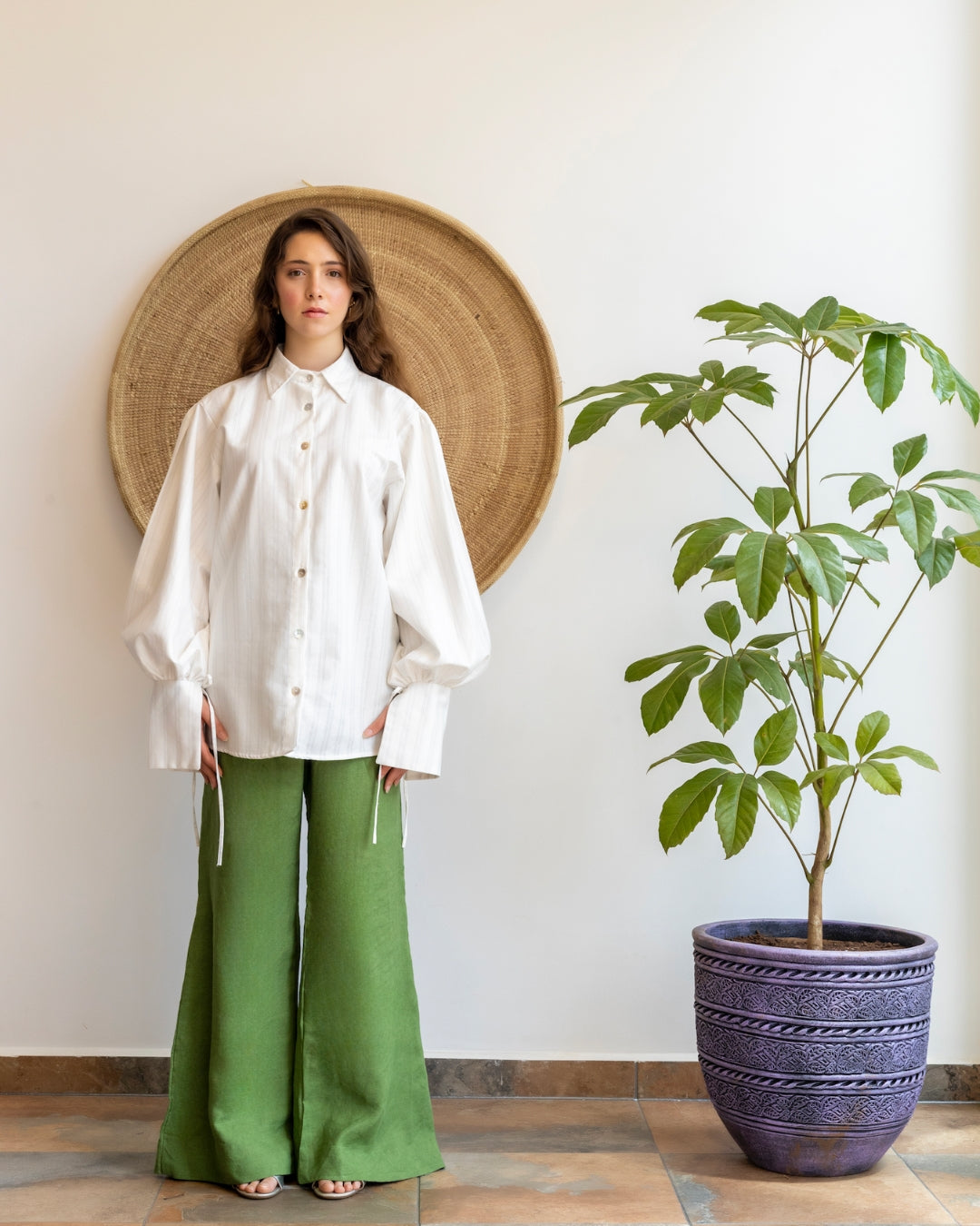 Flare Linen Pant