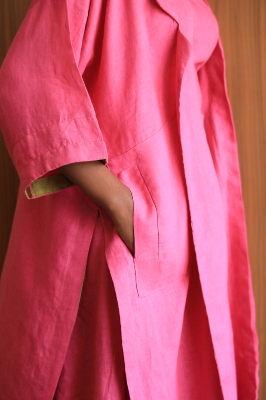 The Noon Kaftan in Pink