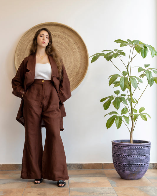 Flare Linen Pant