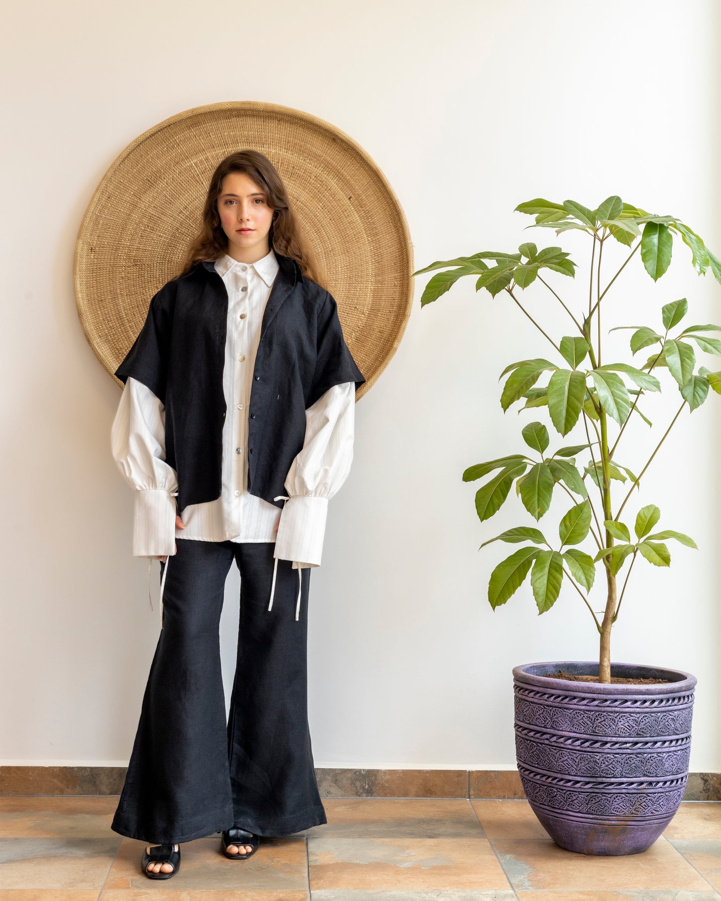 Flare Linen Pant