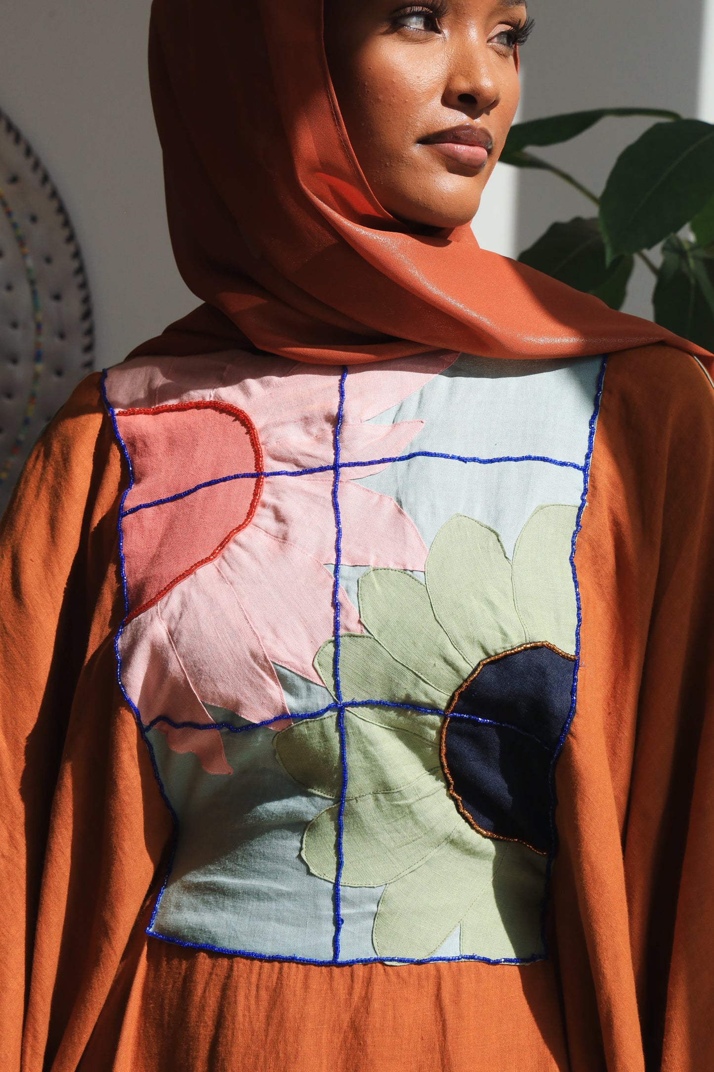 Sham Appliqué Kaftan