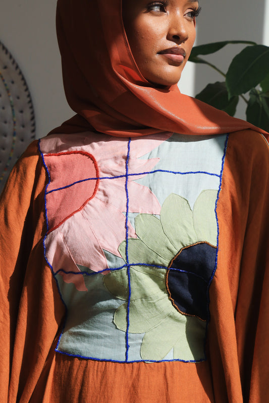 Sham Appliqué Kaftan