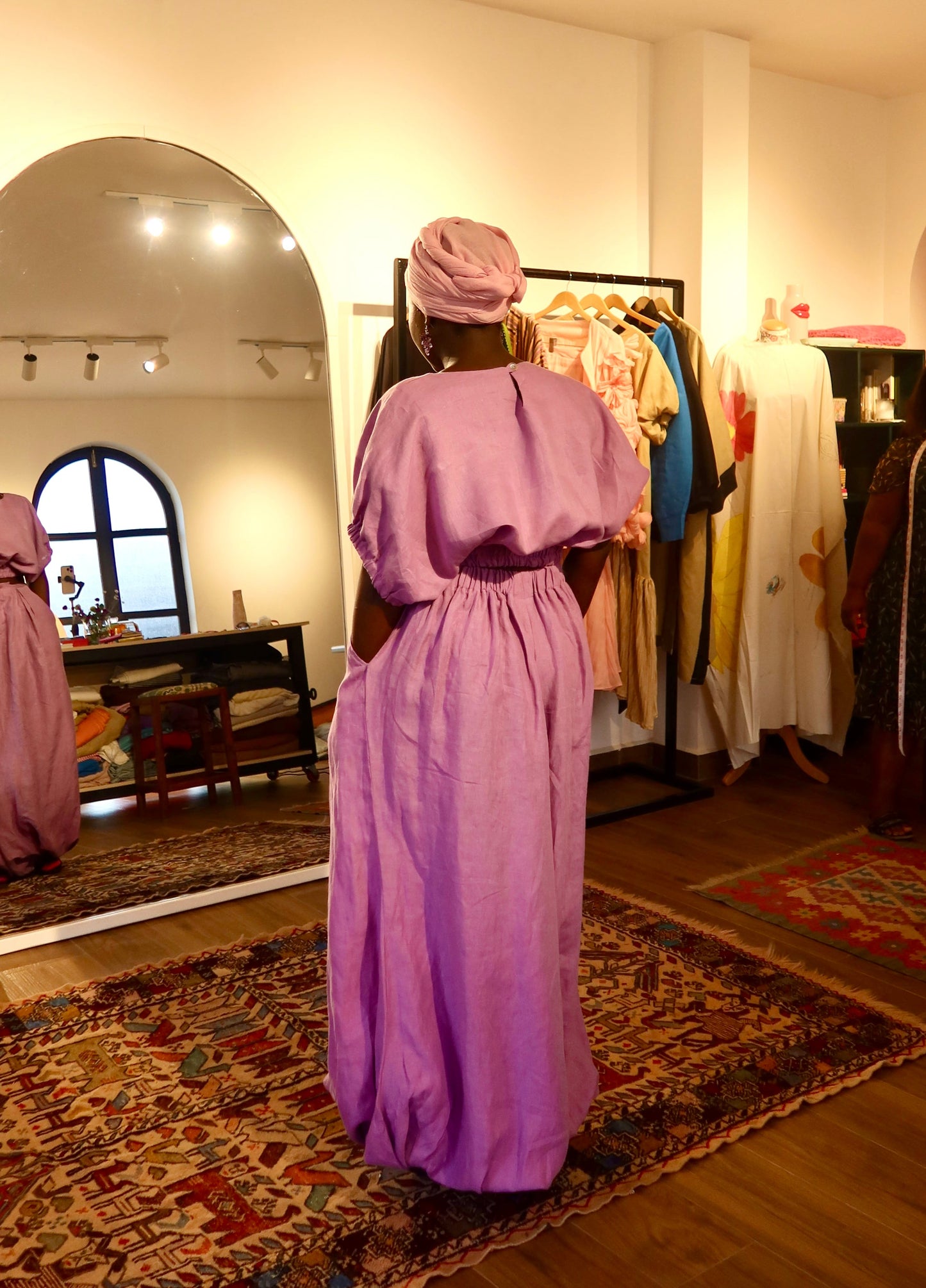 The Sherwal Pant in Purple