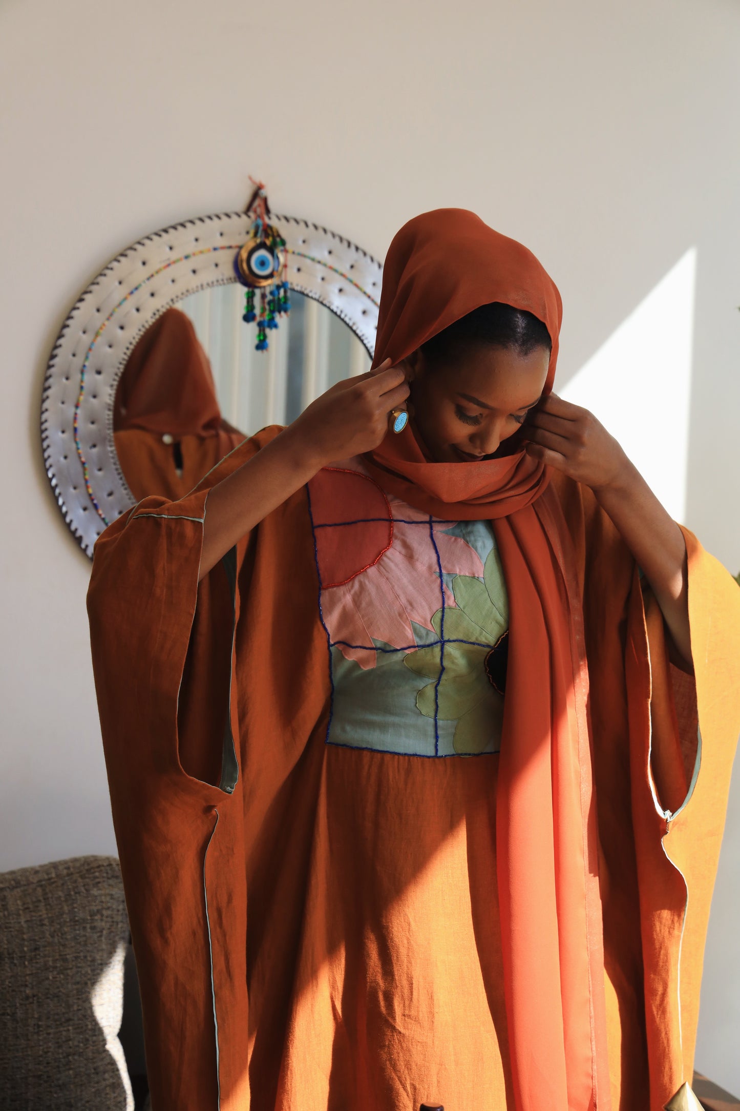 Sham Appliqué Kaftan