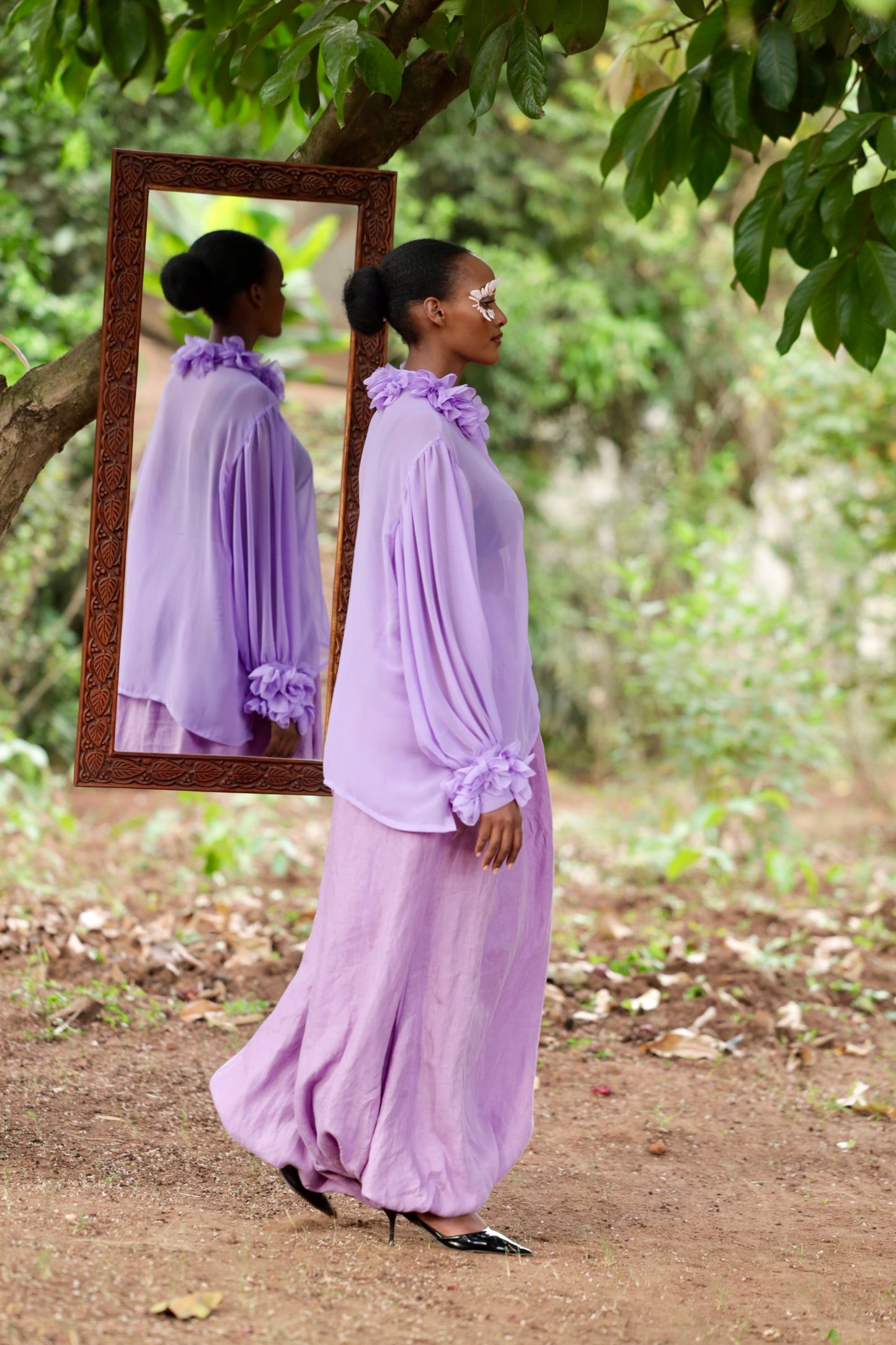The Sherwal Pant in Purple
