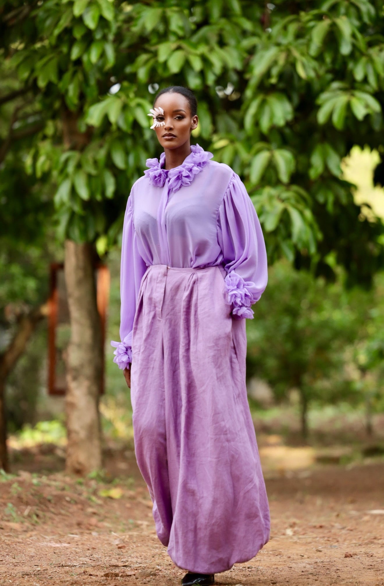 The Sherwal Pant in Purple