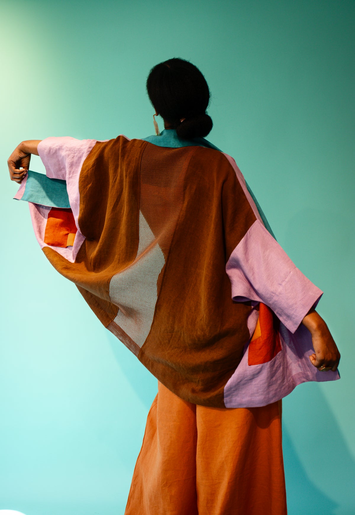 Balqees Patched Kaftan