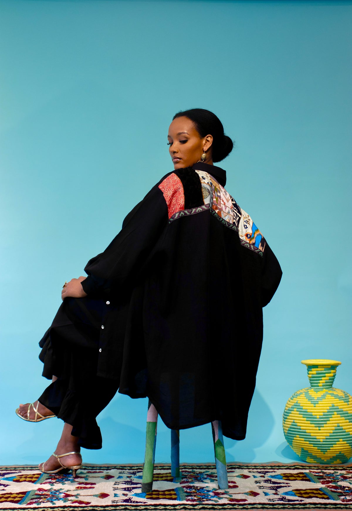 Bukja Patchwork Over-Shirt