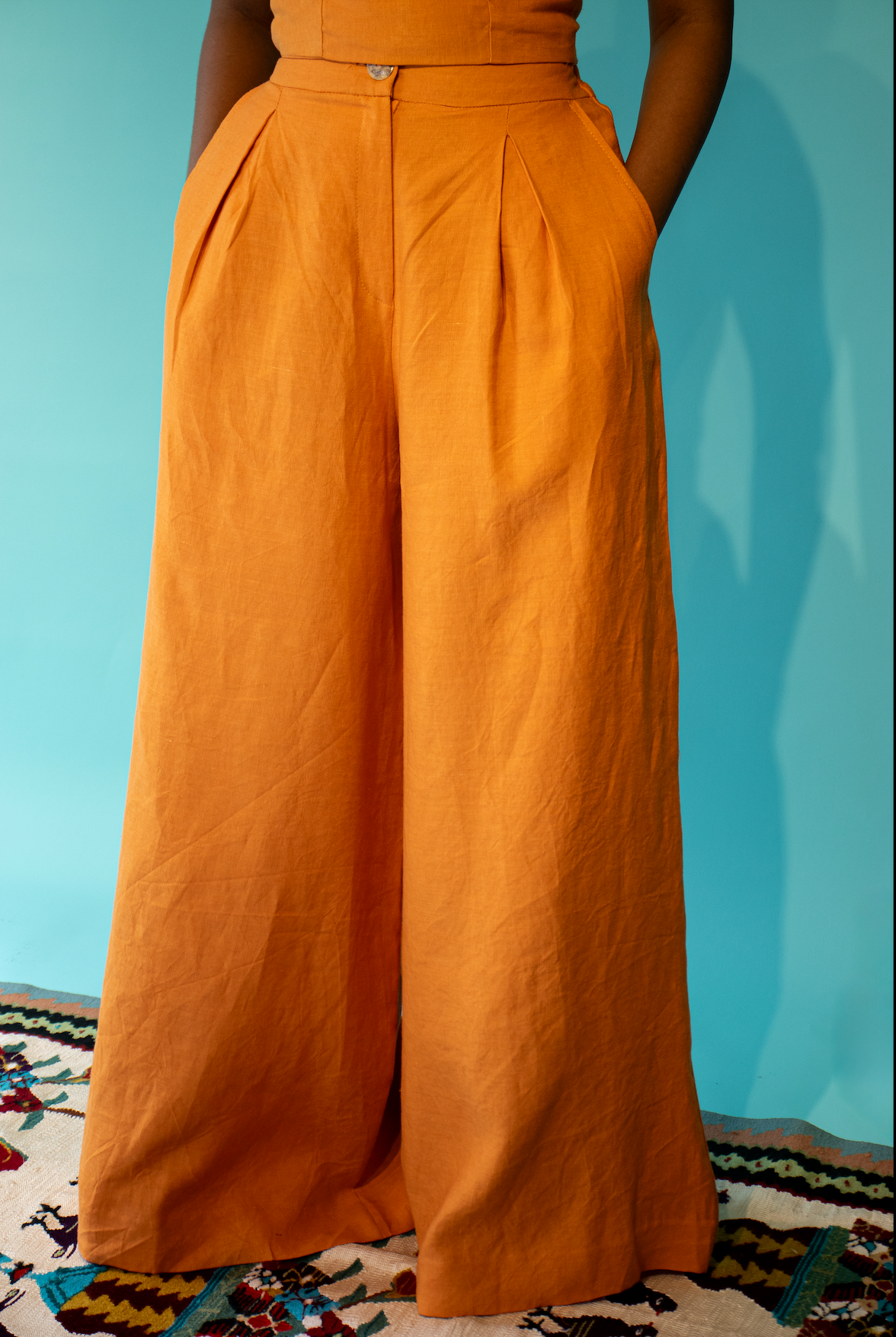 Palazzo Linen Pants