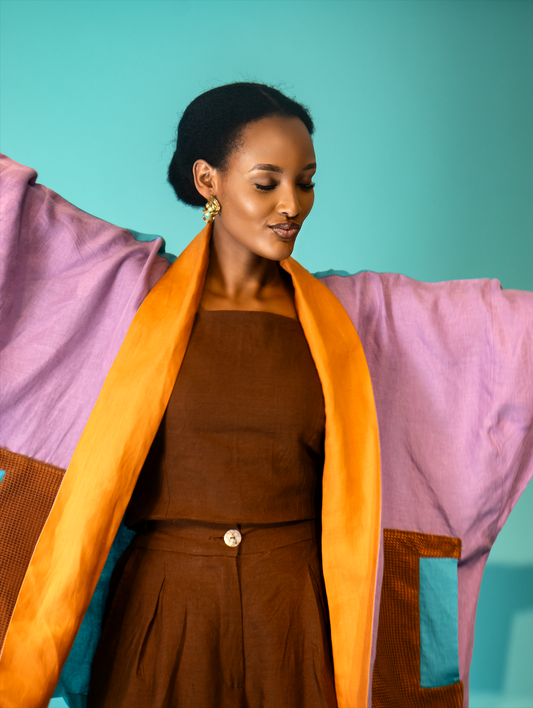 Balqees Patched Kaftan